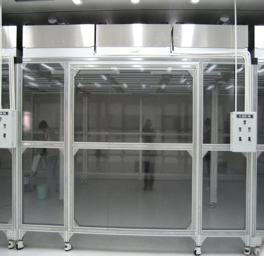 鋁型材潔凈棚風(fēng)速效果圖