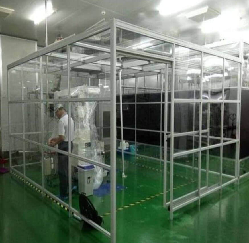 鋁型材潔凈棚參數(shù)標(biāo)準(zhǔn)效果圖