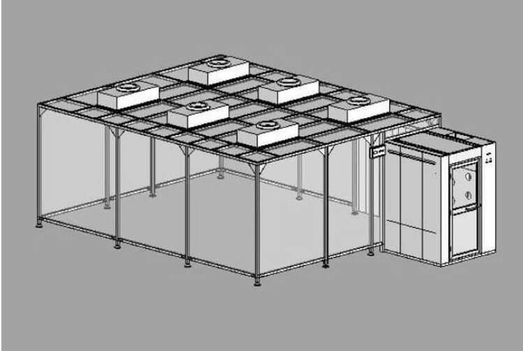 潔凈棚風速效果圖